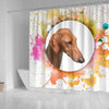 Azawakh Dog Print Shower Curtain