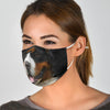 Cute Bernese Mountain Dog Print Face Mask