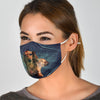 Cute Dachshund Dog Print Face Mask