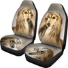 Afghan Hound Dog Print Car Seat Covers