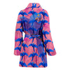 Hyacinth Macaw Parrot Pattern Print Women's Bath Robe