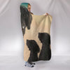 CurlyCoated Retriever Dog Print Hooded Blanket