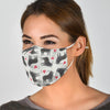 Schipperke Dog Patterns2 Print Face Mask