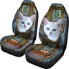 Cute Burmilla Cat Print Car Seat Covers