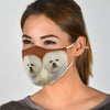 Bichon Frise Print Face Mask- Limited Edition