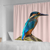 HummingBird Vector Art Print Shower Curtains