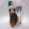 Cute Cesky Terrier Print Hooded Blanket