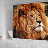 Lion The King Print Shower Curtains