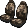 Weimaraner Dog Print Car Seat Covers