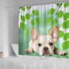 Lovely French Bulldog Print Shower Curtains