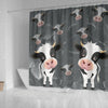 Cute Cow Print Shower Curtain