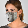 Siberian Husky Print Face Mask