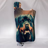 Rottweiler Dog Vector Art Print Hooded Blanket