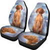 Vizsla Dog Print Car Seat Covers