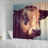 Cattle Vector Art Print Shower Curtains