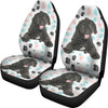 Cute Spanish Water Dog Print Car Seat Covers