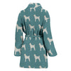 Chinese Shar Pei Dog Pattern Print Women's Bath Robe