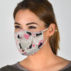 Cute Cats Love Print Face Mask