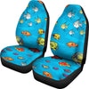 Cute Fish Patterns Print Car Seat Covers