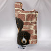 Cute Entlebucher Mountain Dog Print Hooded Blanket