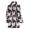 Briard Dog Pattern Print Women's Bath Robe