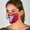 Jack Russell Terrier On Pink Print Face Mask