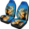 Shetland Sheepdog Print Car Seat Covers