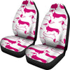 Dachshund Dog Patterns Print Car Seat Covers