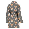 Cute Chihuahua Dog Pattern Print Women's Bath Robe