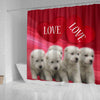 Central Asian Shepherd Dog Print Shower Curtain