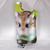 Roborovski Dwarf Hamster Print Hooded Blanket