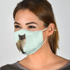 Cute Tonkinese Cat Print Face Mask