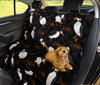 Puffin Bird Patterns Black Print Pet Seat Covers