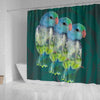 Parrotlets Parrot Print Shower Curtains