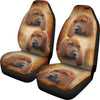 Redbone Coonhound Print Car Seat Covers