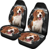 Cute Beagle Dog Print Car Seat Covers
