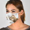 Cute Bengal Cat Print Face Mask