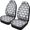 Samoyed Dog Pattern Print Car Seat Covers