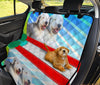 Cute Old English Sheepdog Print Pet Seat Covers