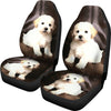 Shih poo Dog Print Car Seat Covers