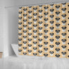 Miniature Schnauzer Dog Pattern Print Shower Curtains