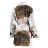 Dachshund Print Women's Bath Robe