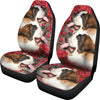 Amazing Saint Bernard Dog Print Car Seat Covers