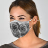 Tibetan Terrier Print Face Mask- Limited Edition