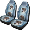 Spanish Water Dog Print Car Seat Covers