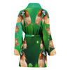 Society Finch Bird Print Women's Bath Robe