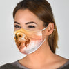 Lovely Clumber Spaniel Print Face Mask