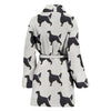 Gordon Setter Dog Pattern Print Women's Bath Robe