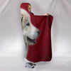 Cute Great Pyrenees Dog Print Hooded Blanket