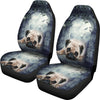 Lovely Pug Dog Print Car Seat Covers